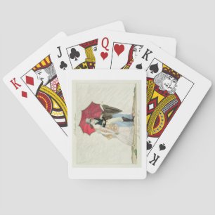 Der Obligatorische Regenschirm, Teller 40 von "Le Spielkarten