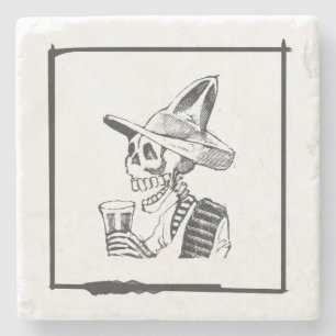 Der Obsidian-Nektar-Wächter: Tequila Steinuntersetzer