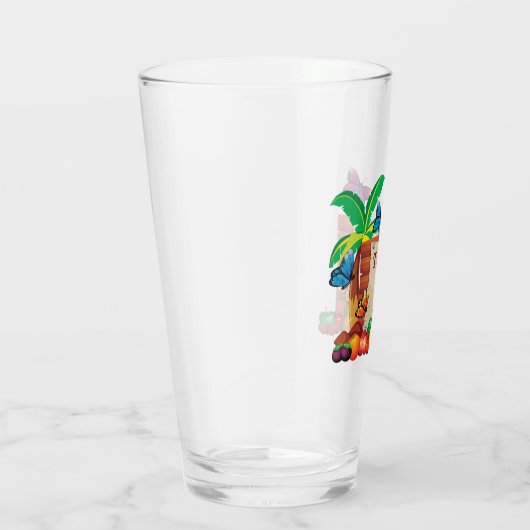Der Obst-Trinkbehälter Glas (Rechts)