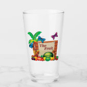 Der Obst-Trinkbehälter Glas (Vorderseite)