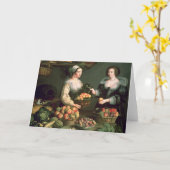 Der Obst- und GemüseVerkäufer Karte (Gelbe Blume)