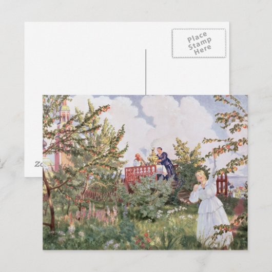 Der Obstgarten 1918 Postkarte (Vorne/Hinten)