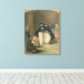 Der Obstverkäufer Leinwanddruck (Insitu (Holzboden))