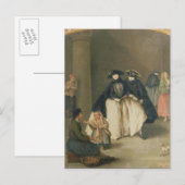 Der Obstverkäufer Postkarte (Vorne/Hinten)