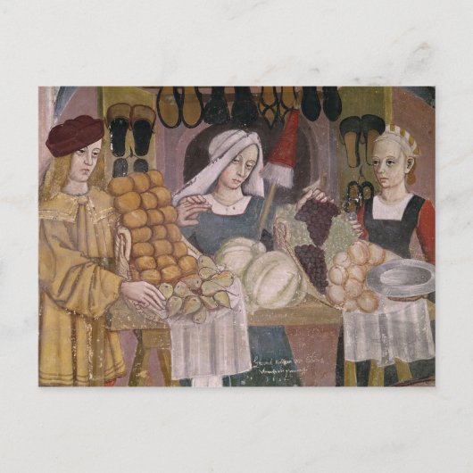 Der Obstverkäufer Postkarte (Vorderseite)