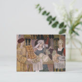 Der Obstverkäufer Postkarte (Stehend Vorderseite)