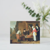 Der Obstverkäufer Postkarte (Stehend Vorderseite)