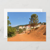 Der Ocker von Luberon in Frankreich Postkarte (Vorne/Hinten)