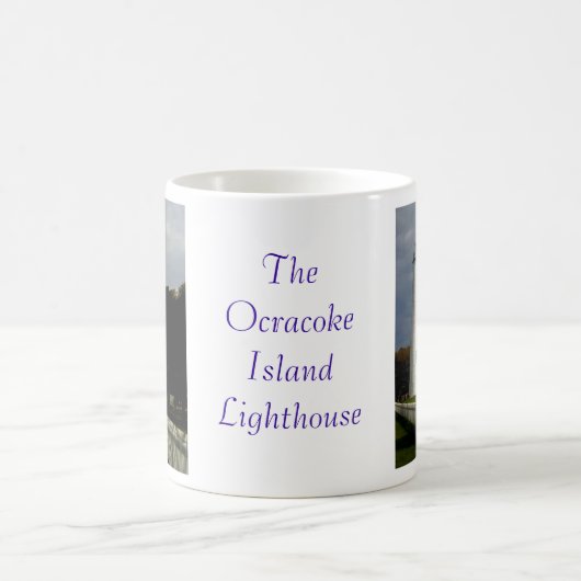 Der Ocracoke Insel-Leuchtturm Kaffeetasse (Mittel)