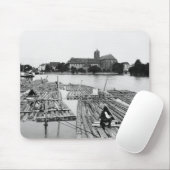 Der Oder bei Breslau Polen, c.1910 Mousepad (Mit Mouse)