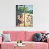 Der öffentliche Garten Leinwanddruck (Insitu (Wohnzimmer))