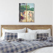 Der öffentliche Garten Leinwanddruck (Insitu (Schlafzimmer))