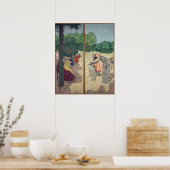 Der öffentliche Garten Poster (Küche)