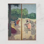 Der öffentliche Garten Postkarte (Vorderseite)