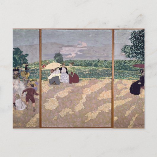 Der öffentliche Garten Postkarte (Vorderseite)