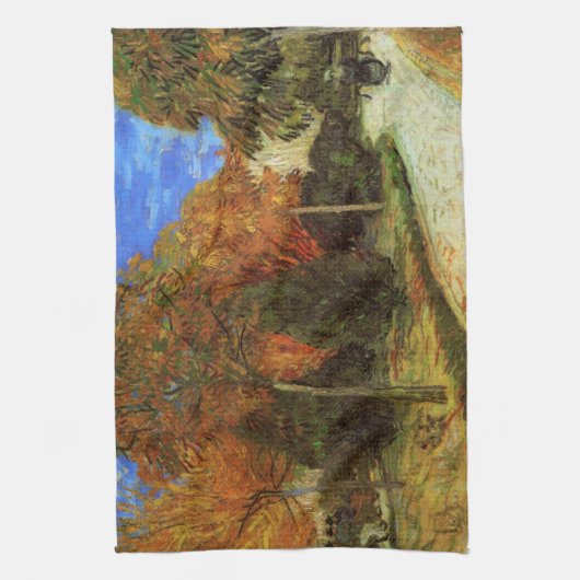 Der öffentliche Park in Arles von Vincent van Gogh Geschirrtuch (Vertikal)