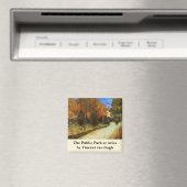 Der öffentliche Park in Arles von Vincent van Gogh Magnet (In Situ (Geschirrspüler))