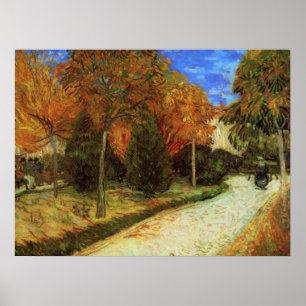 Der öffentliche Park in Arles von Vincent van Gogh Poster
