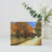 Der öffentliche Park in Arles von Vincent van Gogh Postkarte (Stehend Vorderseite)