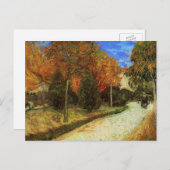 Der öffentliche Park in Arles von Vincent van Gogh Postkarte (Vorne/Hinten)