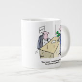 Der Office-Mitarbeiter wird von jemandem bemerkt Jumbo-Tasse (Vorderseite Rechts)