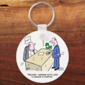 Der Office-Mitarbeiter wird von jemandem bemerkt Schlüsselanhänger (Vorderseite)