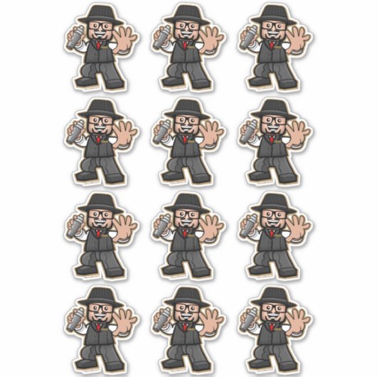 Der Offizielle 3 Zoll Richard Sticker! #3inchRicha Aufkleber (Vorderseite)