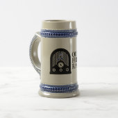Der offizielle Alte Freund Radio Bierstein Bierglas (Vorderseite Links)
