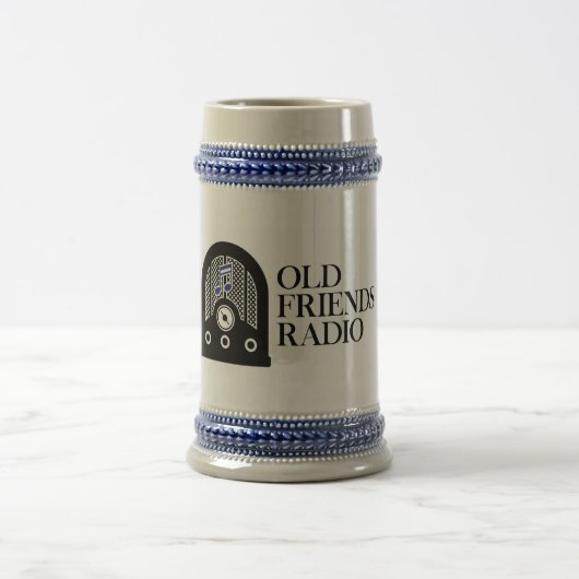 Der offizielle Alte Freund Radio Bierstein Bierglas (Mittel)
