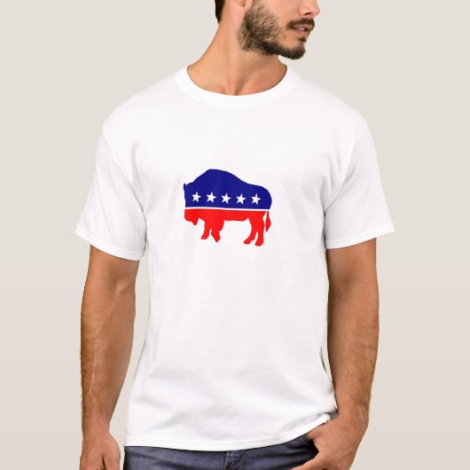 Der offizielle Bison-Party-T - Shirt (Vorderseite)