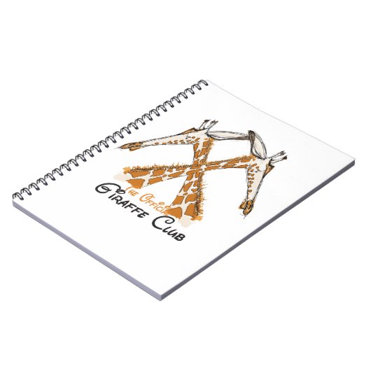 Der offizielle Giraffen-Verein Sketchbook Notizblock (Linke Seite)