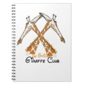 Der offizielle Giraffen-Verein Sketchbook Notizblock (Vorderseite)