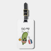 Der OG-Pickleballer Gepäckanhänger (Vorderseite vertikal)