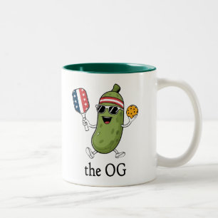 Der OG-Pickleballer Zweifarbige Tasse