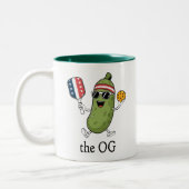 Der OG-Pickleballer Zweifarbige Tasse (Links)