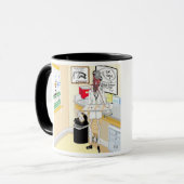 Der Ohrarzt ist in Tasse (Vorderseite Links)