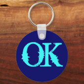 Der "OK"-Schlüsselanhänger Schlüsselanhänger (Vorderseite)