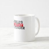 der okayest Barkeeper der Welt, #Bartender Kaffeetasse (VorderseiteRechts)