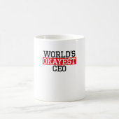 der okayest CEO der Welt, #CEO Kaffeetasse (Mittel)