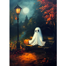 Der Oktober-Kompanion | Spooky Ghost & Pumpkin