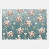 Der Oktopus unter einem tiefen Grünen Meer Geschenkpapier Set (Vorderseite)