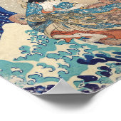 Der Oktopus von Kanagawa getötet Poster (Ecke)