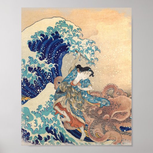 Der Oktopus von Kanagawa getötet Poster (Vorne)