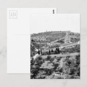 Der Ölberg in Jerusalem Postkarte (Vorne/Hinten)