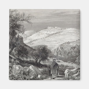 Der Ölberg, vom Mount Zion Magnet