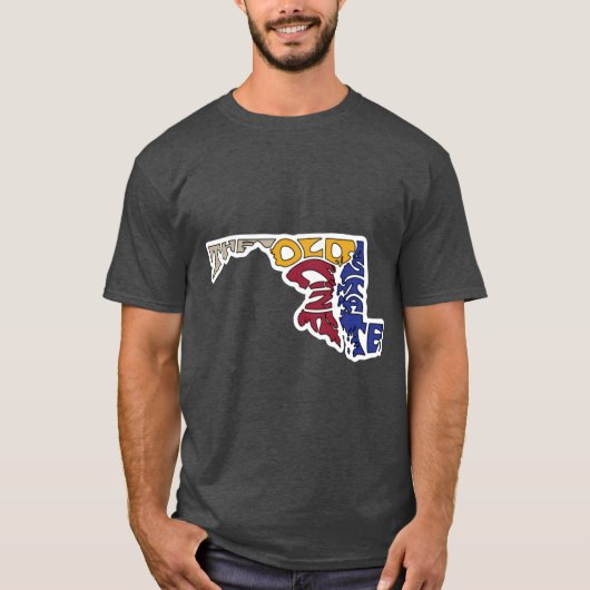 Der Old Line State Maryland T-Shirt (Vorderseite)