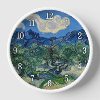 Der Olivenbaum - Van Gogh Uhr