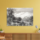 Der Olivenberg vom Zion-Berg Leinwanddruck (Insitu (Wohnzimmer))