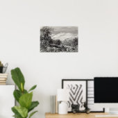 Der Olivenberg vom Zion-Berg Poster (Heimbüro)