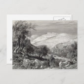 Der Olivenberg vom Zion-Berg Postkarte (Vorne/Hinten)